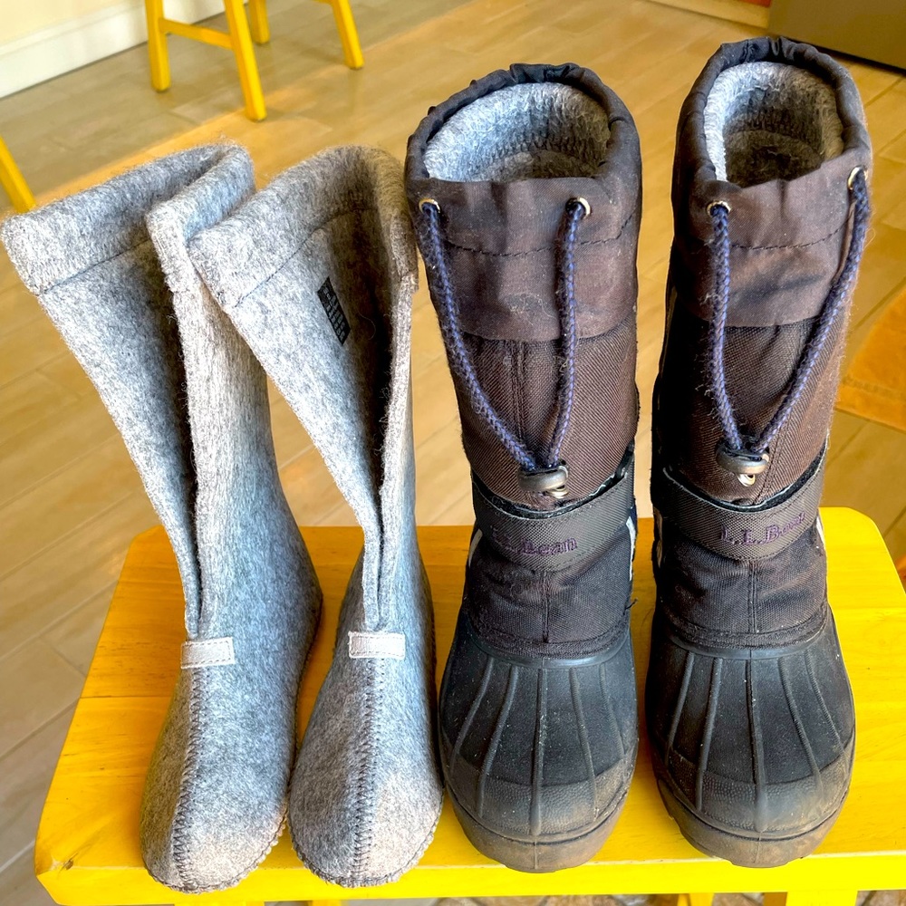 LL Bean Northwoods Kids Winter/Snow Boots